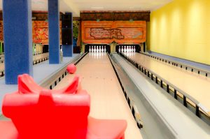 Bowling Quellenhof Bumper und Ballrampe (rot)